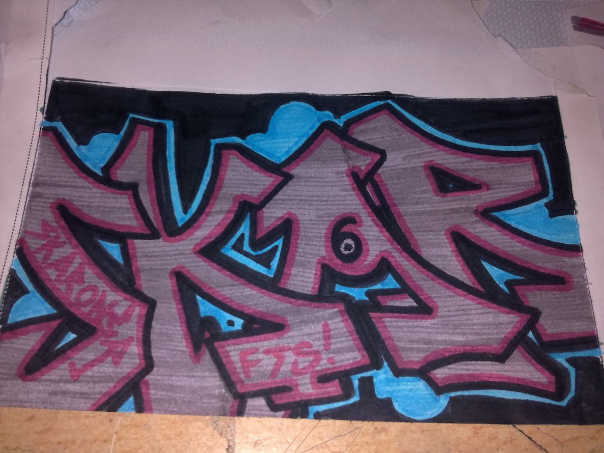 Graffiti Sketch - Photo by SkarOner - skar