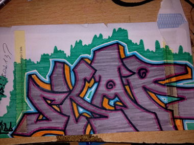 Graffiti Sketch - Photo by SkarOner - skar