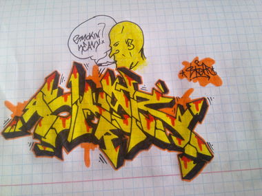 Graffiti Sketch - Photo by SkarOner