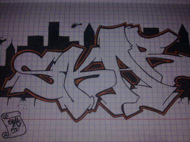 Graffiti Sketch - Photo by SkarOner - skar