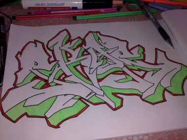 Graffiti Sketch - Photo by SkarOner
