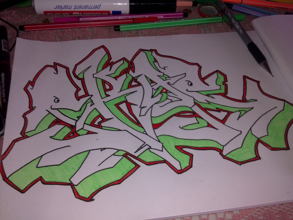 Graffiti Sketch - Photo by SkarOner