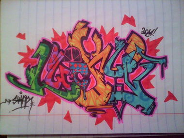 Graffiti Sketch - Photo by SkarOner
