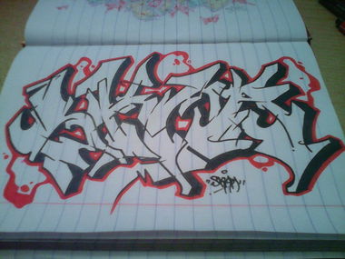 Graffiti Sketch - Photo by SkarOner - skar (2014)