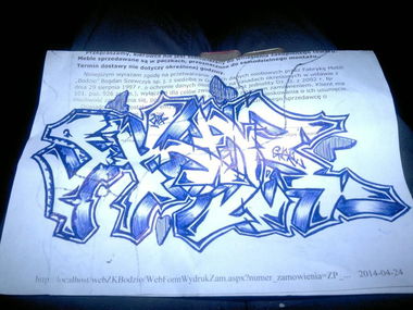 Graffiti Sketch - Photo by SkarOner - skar (2014)