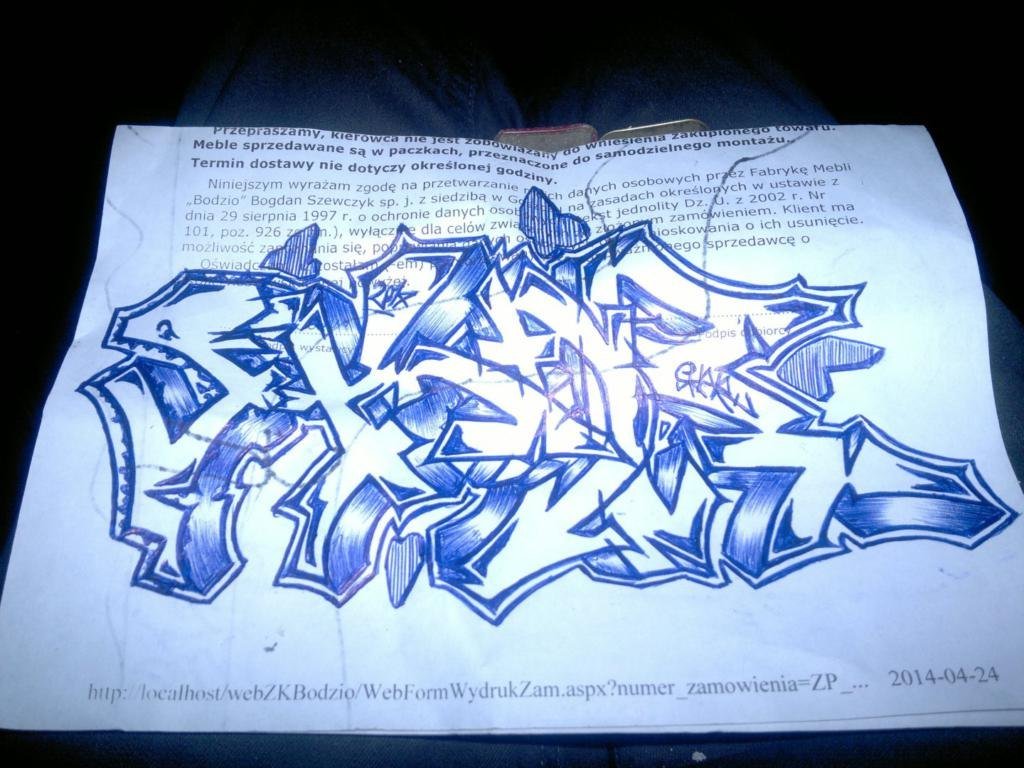 Graffiti Sketch - Photo by SkarOner - skar (2014)