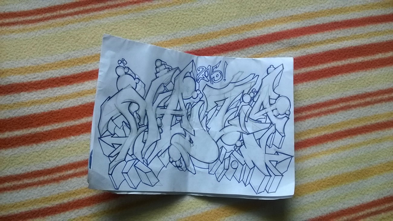 Graffiti Sketch - Photo by SkarOner
