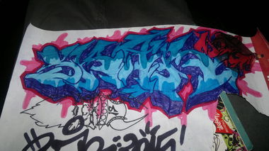 Graffiti Sketch - Photo by SkarOner