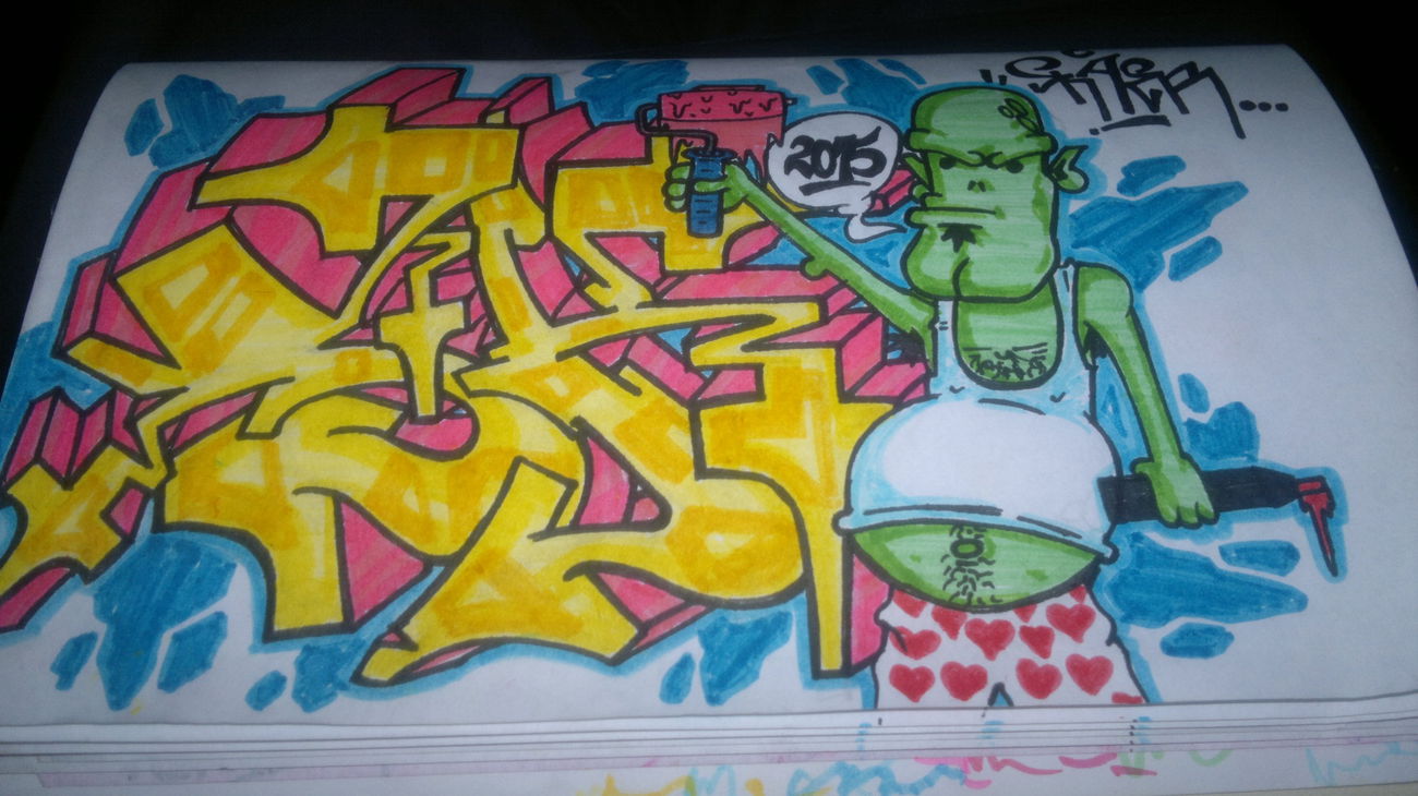 Graffiti Sketch - Photo by SkarOner