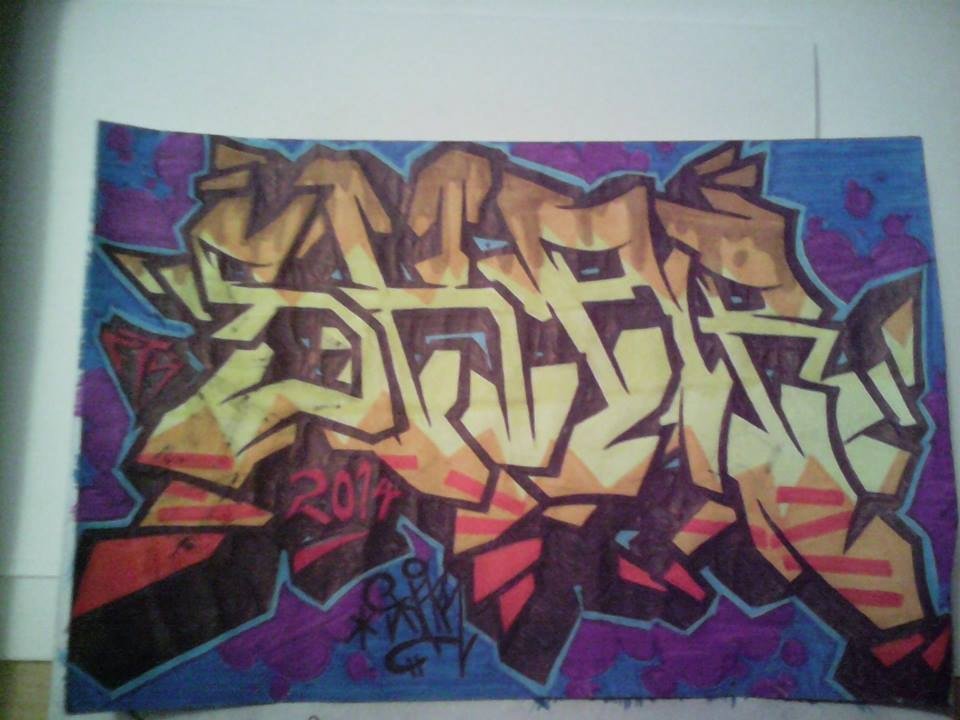 Graffiti Sketch - Photo by SkarOner - skaroner, skar (2015)