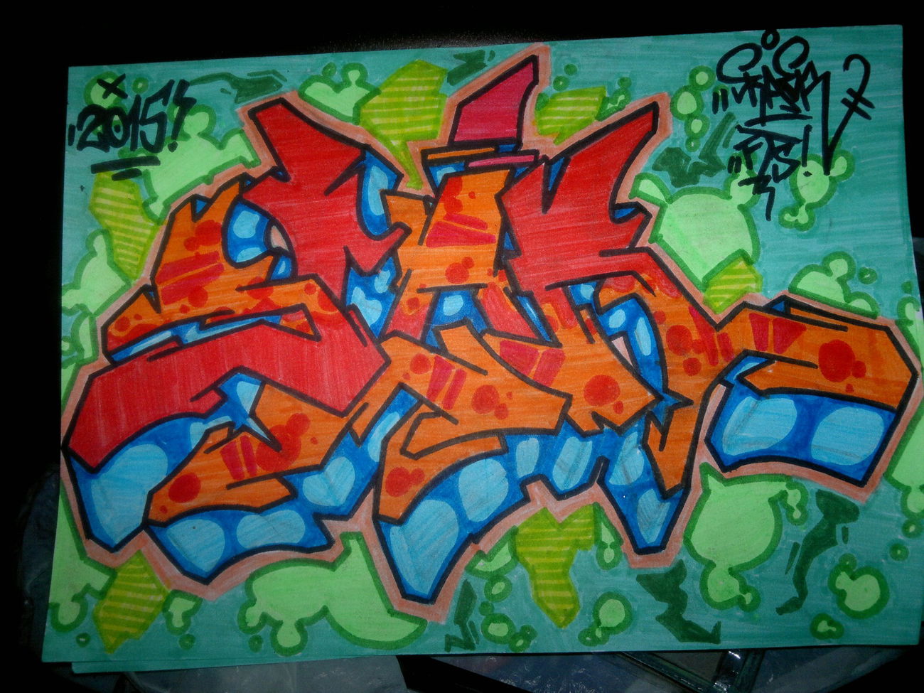 Graffiti Sketch - Photo by SkarOner - skar, scar, fts