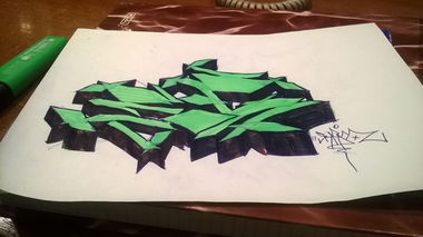 Graffiti Sketch - Photo by SkarOner