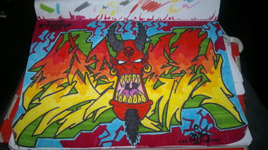 Graffiti Sketch - Photo by SkarOner