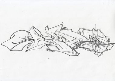 Graffiti Sketch - Photo by Skare