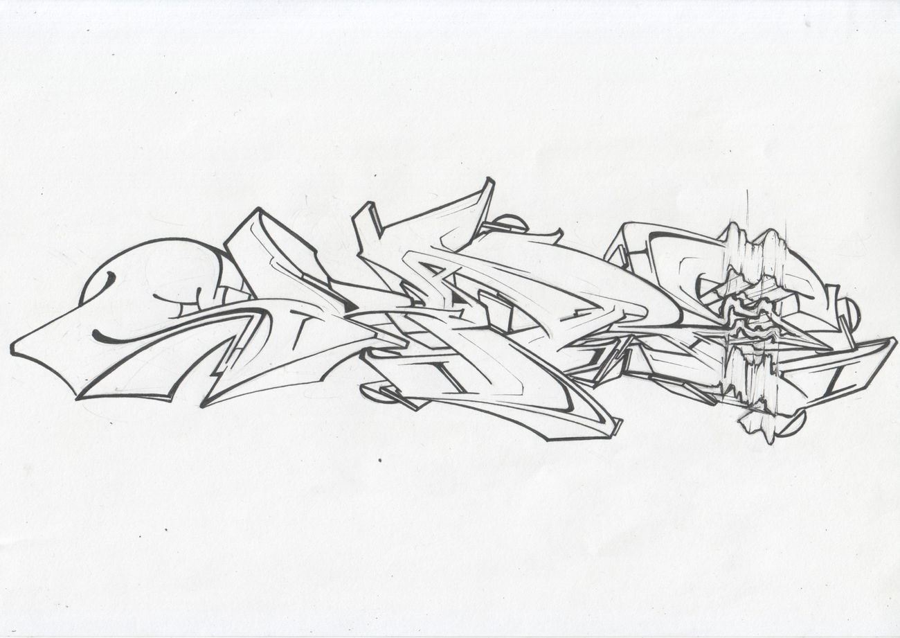 Graffiti Sketch - Photo by Skare