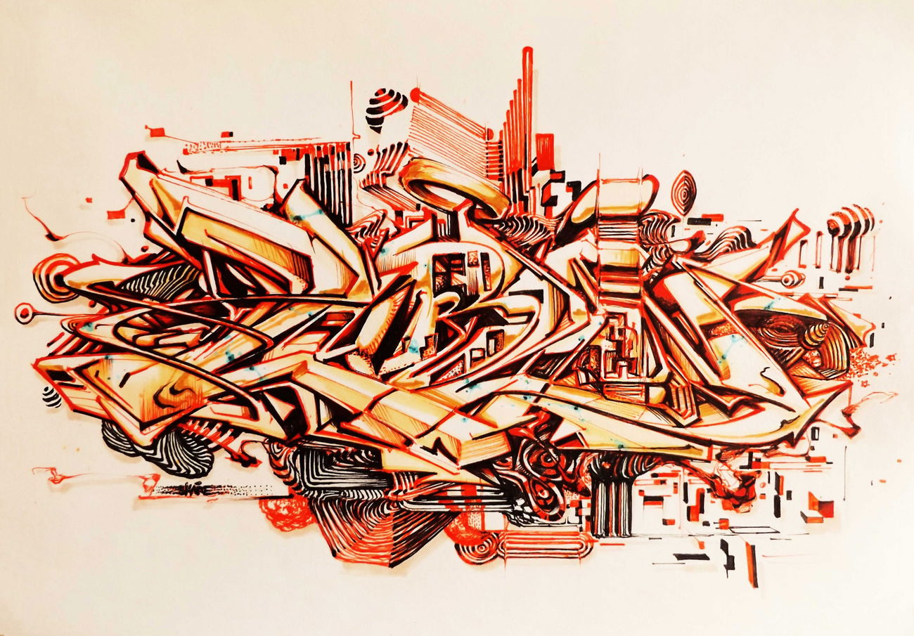 Graffiti Sketch - Photo by Skare