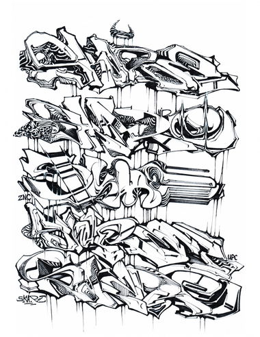 Graffiti Sketch - Photo by Skare - freestyle, sketch, skareone
