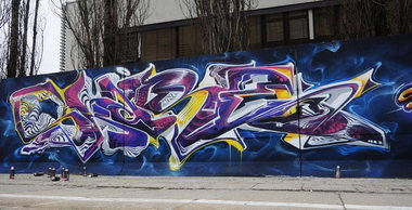 Graffiti Wall - Photo by Skare - neurowild, skare, skareone