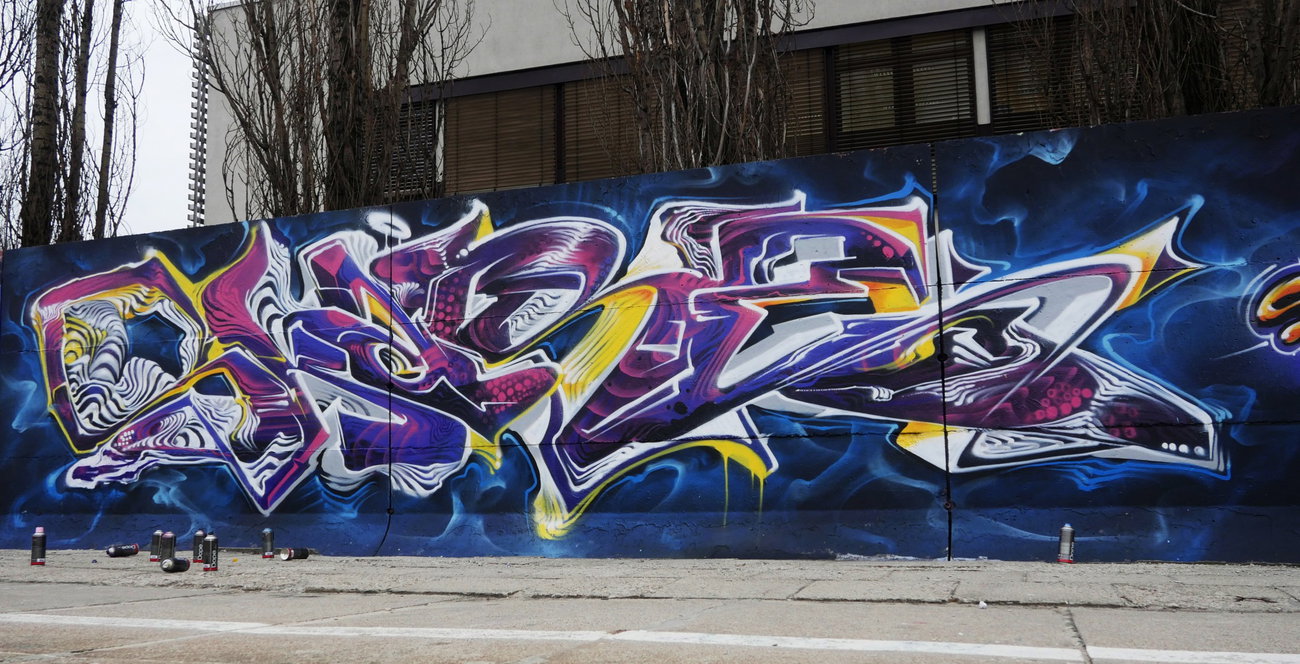 Graffiti Wall - Photo by Skare - neurowild, skare, skareone