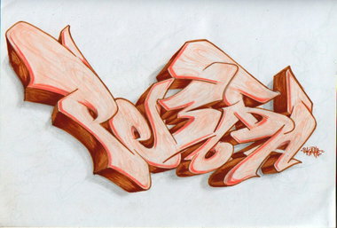 Graffiti Sketch - Photo by Skare