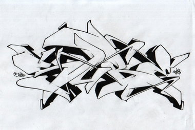 Graffiti Sketch in Ukraine - Photo by Skare - Skare, Exchange