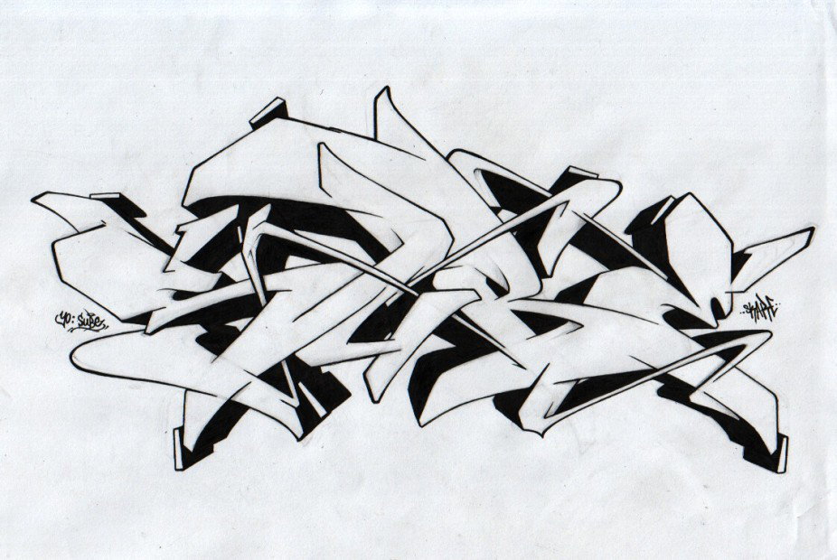 Graffiti Sketch in Ukraine - Photo by Skare - Skare, Exchange