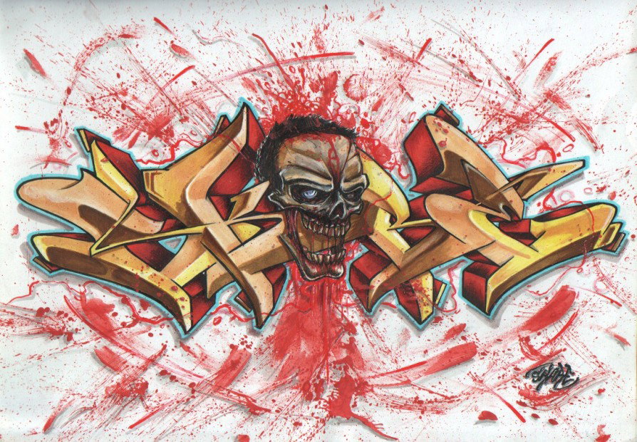 Graffiti Sketch - Photo by Skare - Skare