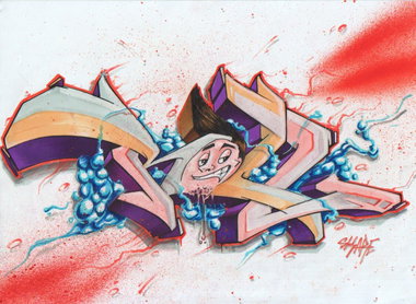 Graffiti Sketch in Ukraine - Photo by Skare - Skare, exchange
