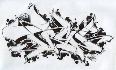 Graffiti Sketch - Photo by Skare - Trun, Skare, exchange