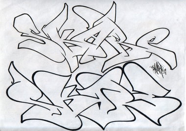 Graffiti Sketch - Photo by Skare - skare