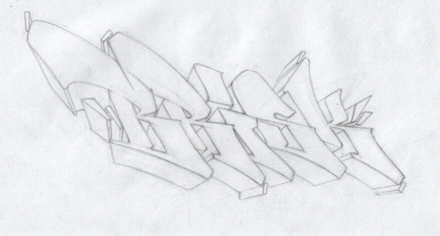 Graffiti Sketch - Photo by Skare