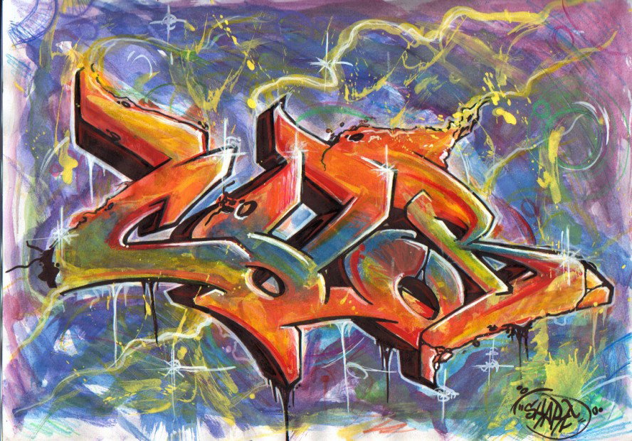 Graffiti Sketch - Photo by Skare - Color, Skare