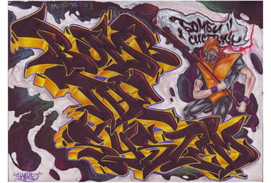 Graffiti Sketch - Photo by Skare - Skare, Bomb
