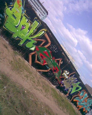 Graffiti Wall - Photo by Skare - Skare, Bionik, Wayd (2013)