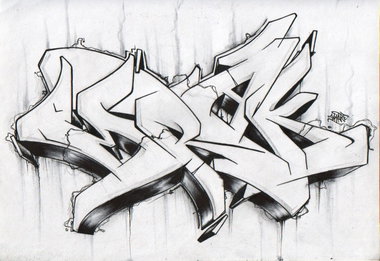 Graffiti Sketch - Photo by Skare