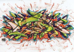 Graffiti Sketch in Ukraine - Photo by Skare - Exchange, Stan, Skare (2013)