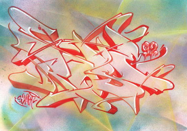 Graffiti Sketch in Ukraine - Photo by Skare - Skare, exchange, Rose92 (2013)