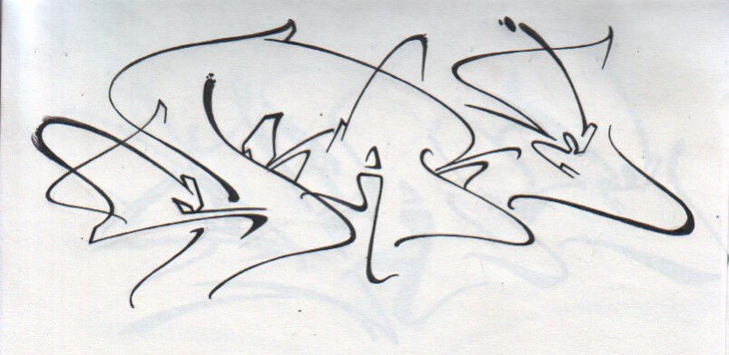 Graffiti Sketch - Photo by Skare