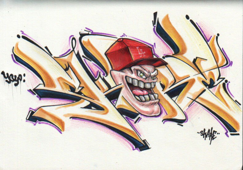 Graffiti Sketch - Photo by Skare