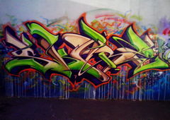 Graffiti Wall in K?ty W?gierskie - Photo by Skare - Skare, graffiti, wildstyle (2013)