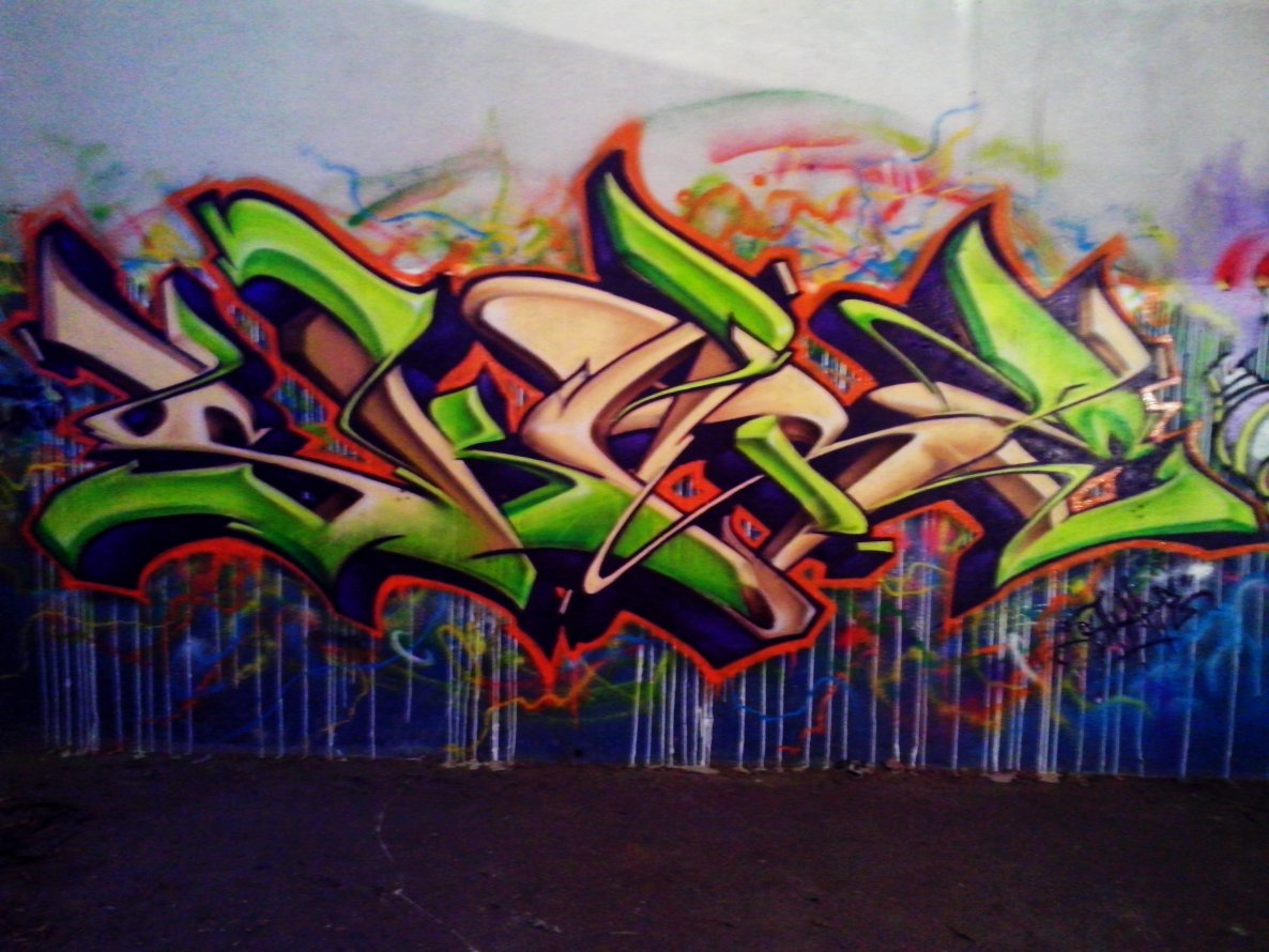 Graffiti Wall in K?ty W?gierskie - Photo by Skare - Skare, graffiti, wildstyle (2013)