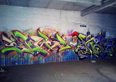 Graffiti Wall - Photo by Skare - Skare, Skuha, Poland (2013)