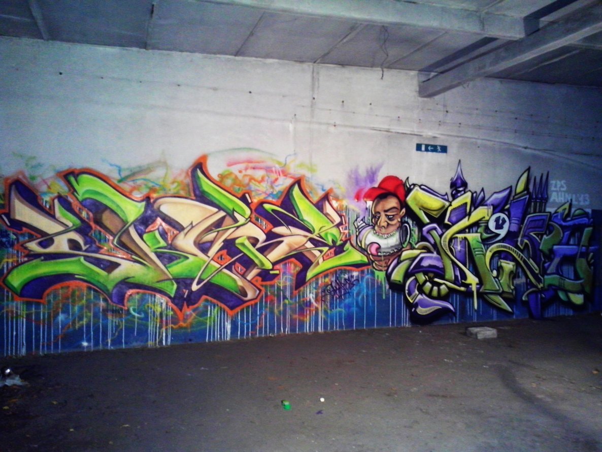 Graffiti Wall - Photo by Skare - Skare, Skuha, Poland (2013)