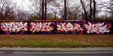 Graffiti Wall in Warsaw - Photo by Skare - Warsaw, s?u?ewiec, Nasex (2013)