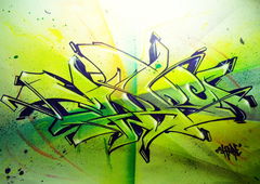 Graffiti Sketch in Warsaw - Photo by Skare - Skare, sketch, aware (2013)