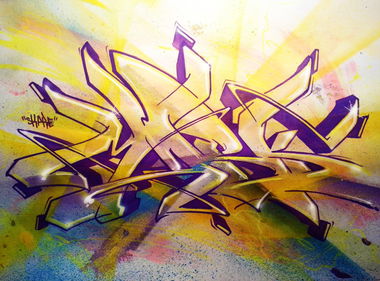 Graffiti Sketch in Warsaw - Photo by Skare - Skare, Mark, sketch (2013)