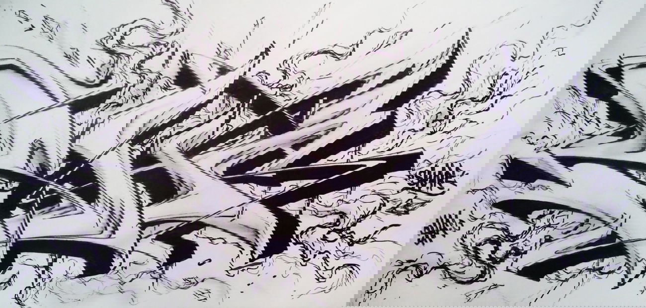 Graffiti Sketch in Severodonetsk - Photo by Skare - Skare, Sha, Exchange (2013)