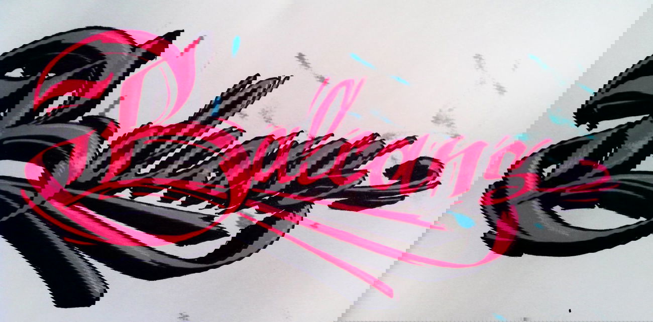 Graffiti Sketch in Severodonetsk - Photo by Skare - Balcans, tag, battle (2013)