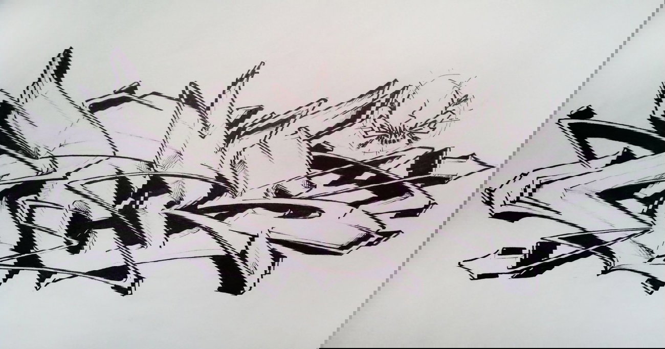 Graffiti Sketch in Warsaw - Photo by Skare - Skare, sketch, battle (2013)