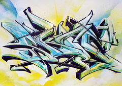 Graffiti Sketch in Warsaw - Photo by Skare - skare (2014)